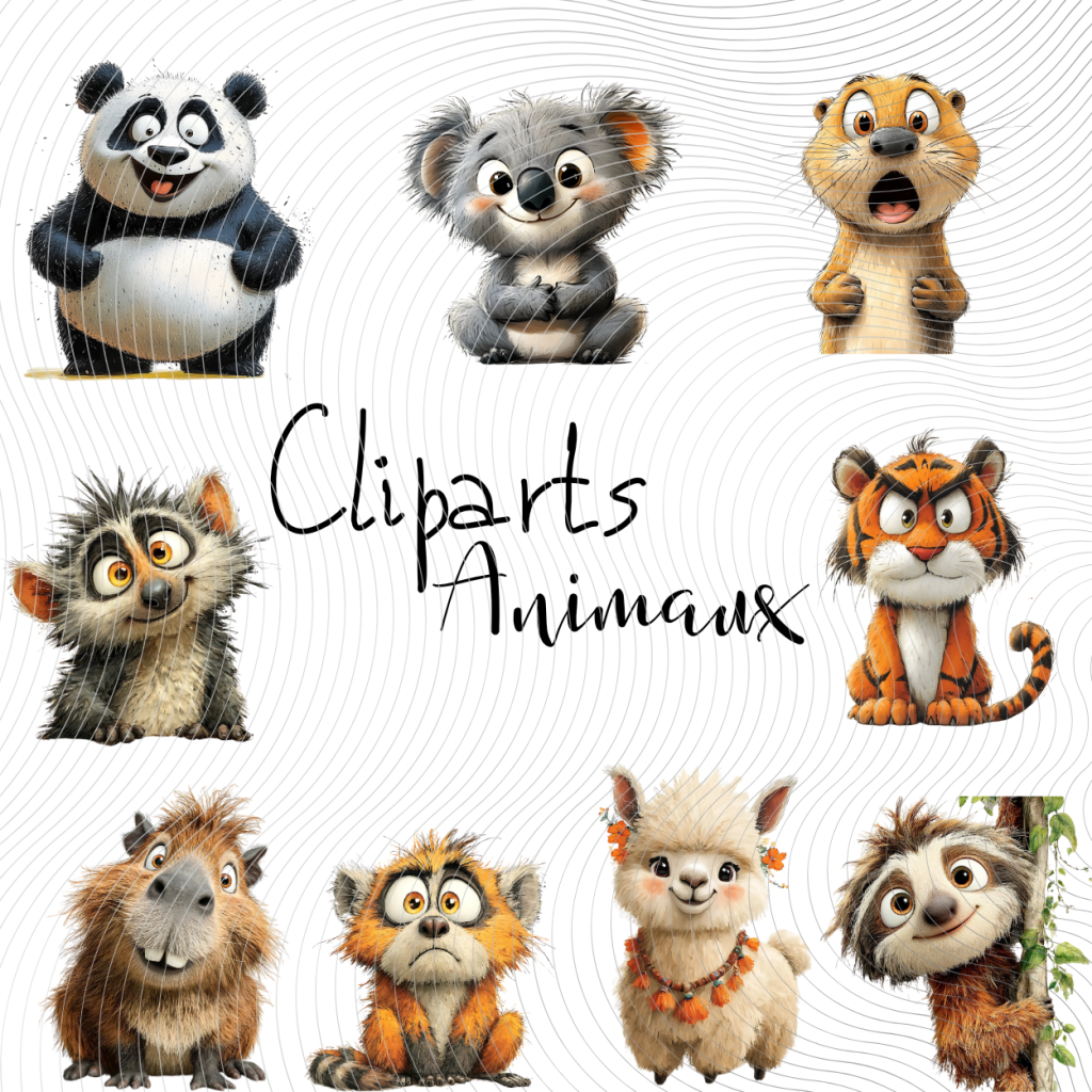 Cliparts animaux rigolos