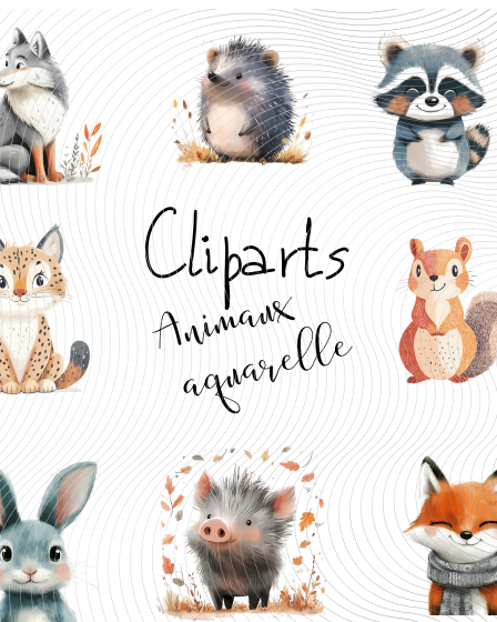 cliparts aquarelle