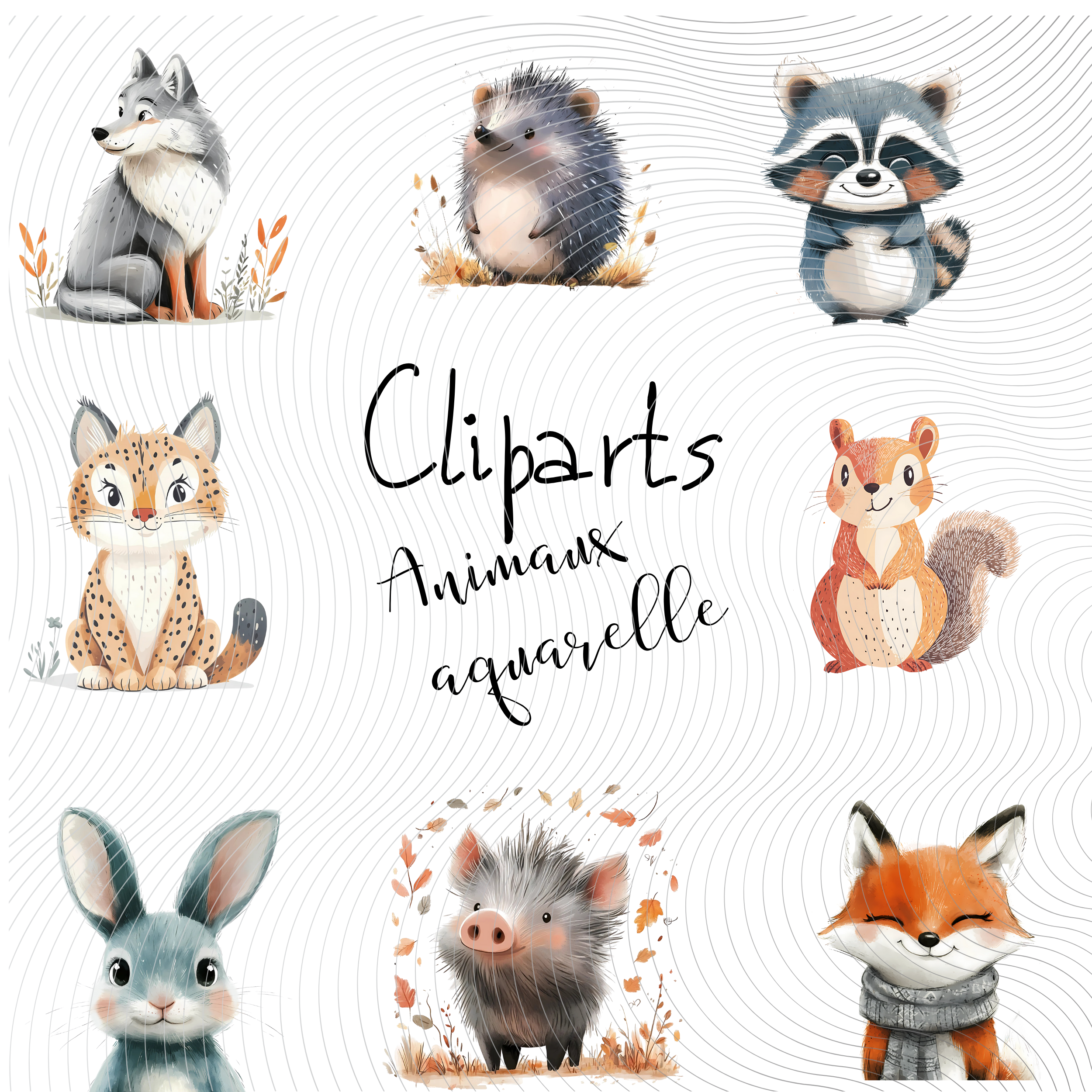 cliparts aquarelle