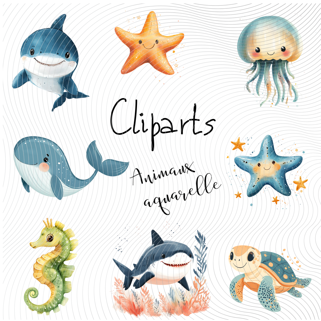 cliparts aquarelle