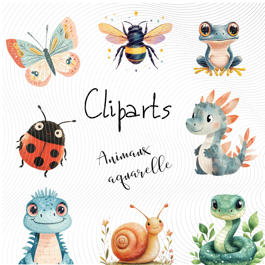 cliparts aquarelle