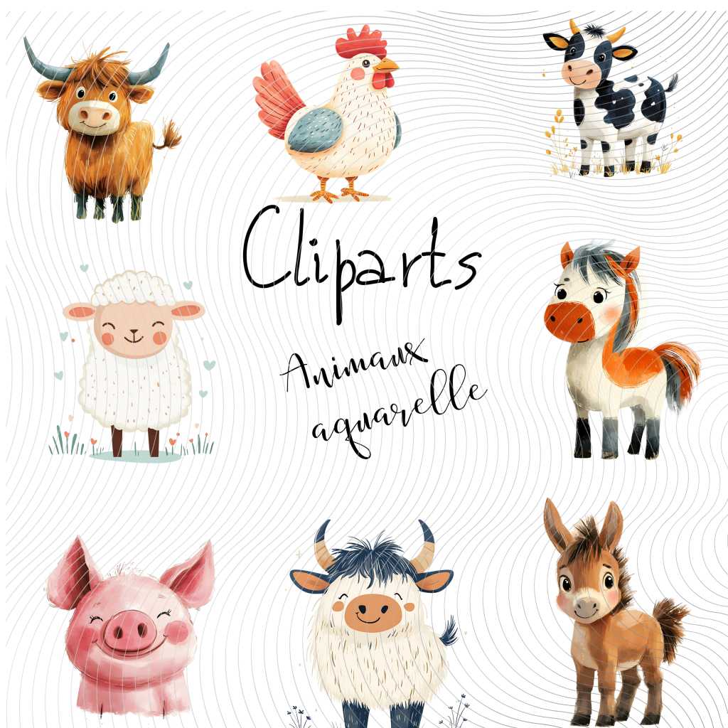 cliparts aquarelle
