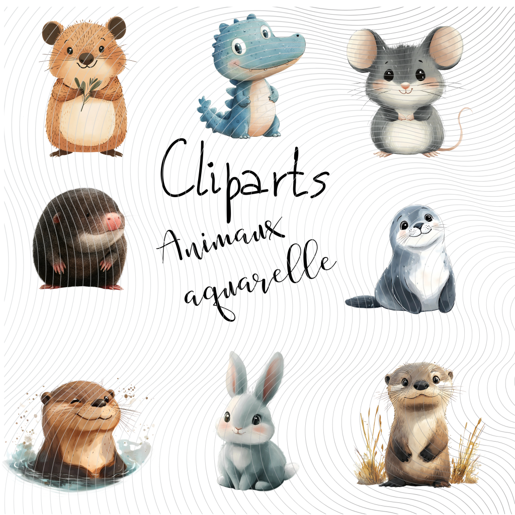 cliparts aquarelle