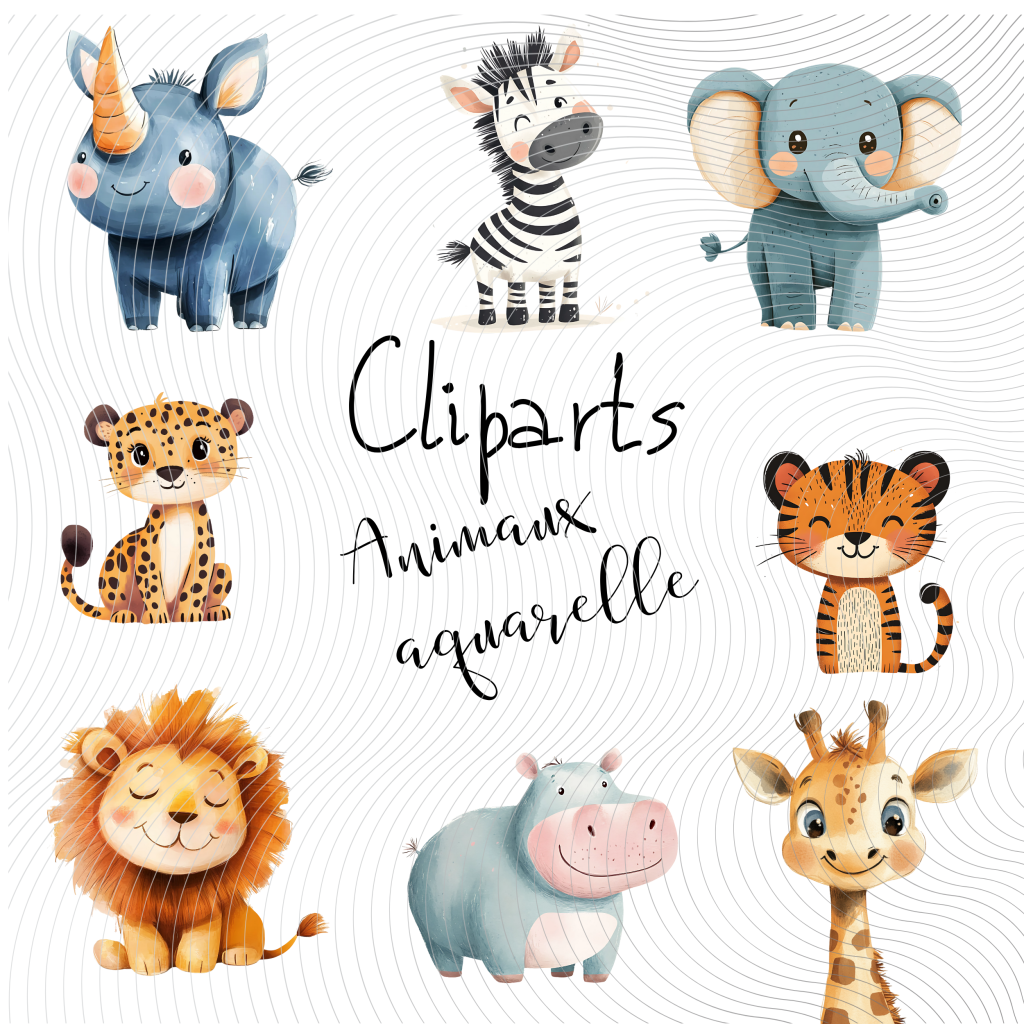 cliparts aquarelle
