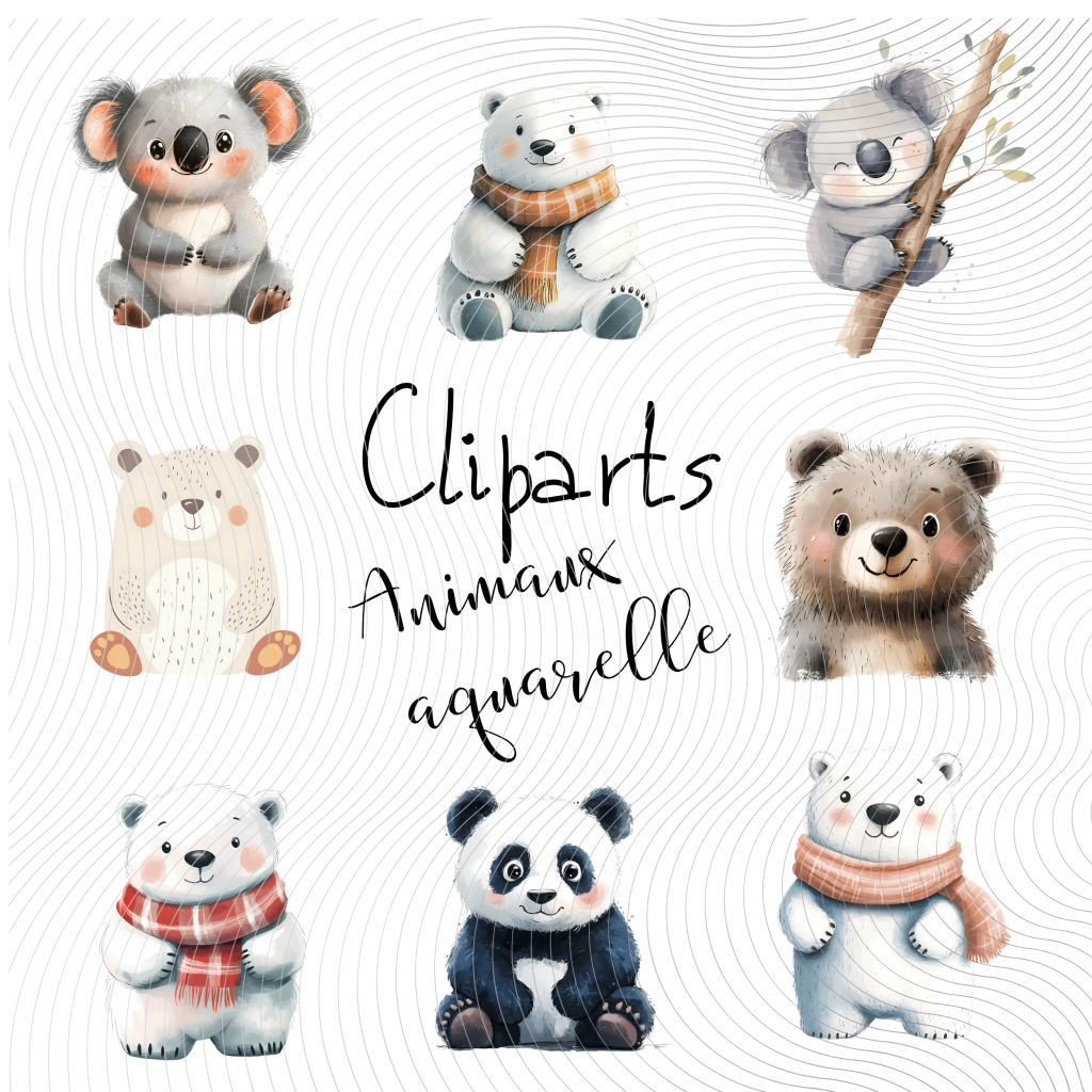 cliparts aquarelle