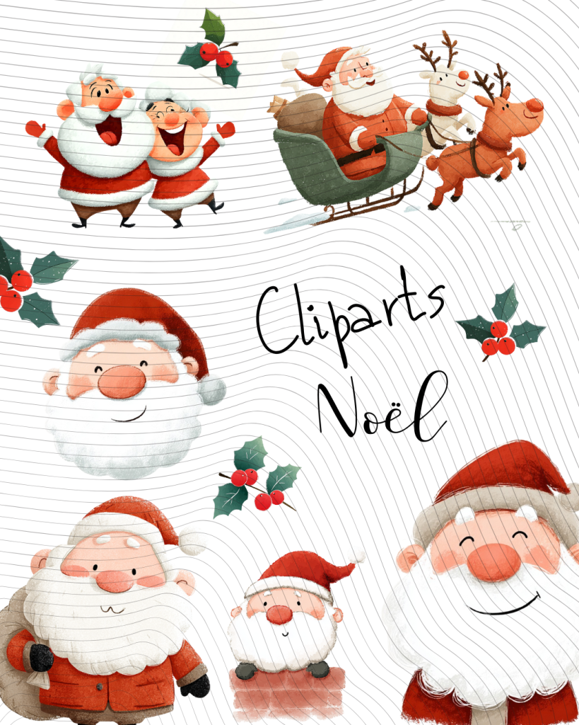 cliparts de Noël